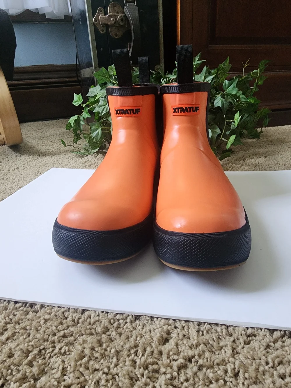 Xtratuf Short Chelsea Rain Boot - Orange - Picture 3 of 10